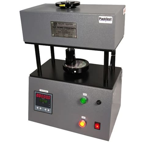 scuff and rub tester|rotary rub tester.